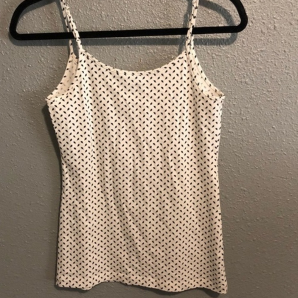 LOFT leaves cami tank top EUC